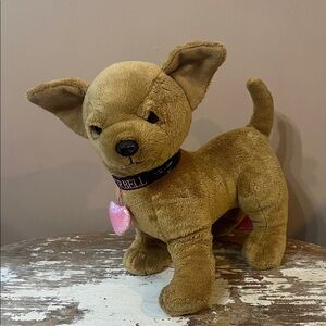 FINAL PRICE Paris Hilton Tinkerbell Chihuahua Dog Just Me 11" Pink Heart 2005